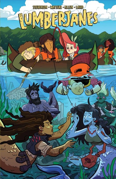Lumberjanes. book 5, Band together / written by Noelle Stevenson, Shannon Watters & Kat Leyh ; illustrated by Brooke Allen, Carolyn Nowak; colors by Maarta Laiho ; letters by Aubrey Aiese ; created by Shannon Watters, Grace Ellis, Noelle Stevenson & Brooke Allen.