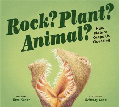 Rock? plant? animal? : how nature keeps us guessing / written by Etta Kaner ; illustrated by Brittany Lane.